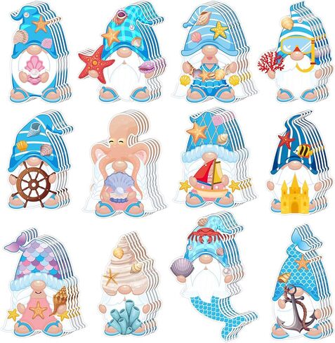 60 قطعة من Ireer 60 قطعة من تماثيل حيوانات البحر المحيط، ديكورات لوحة التماثيل، قطع السمك، حورية البحر، نجمة البحر، صدفة التماثيل، ورق الصيف، ديكور الشاطئ للفصل الدراسي، سبورة المدرسة، جدار المنزل in Kuwait