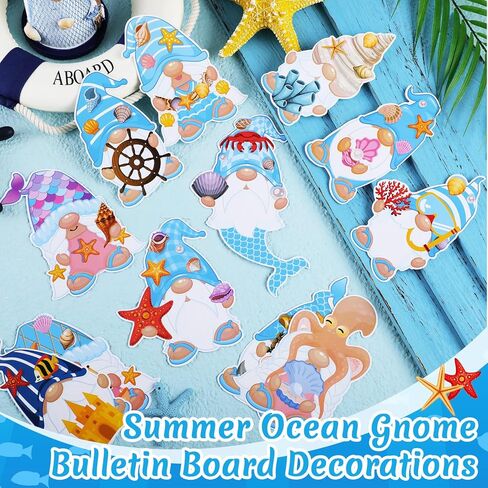 60 قطعة من Ireer 60 قطعة من تماثيل حيوانات البحر المحيط، ديكورات لوحة التماثيل، قطع السمك، حورية البحر، نجمة البحر، صدفة التماثيل، ورق الصيف، ديكور الشاطئ للفصل الدراسي، سبورة المدرسة، جدار المنزل in Kuwait