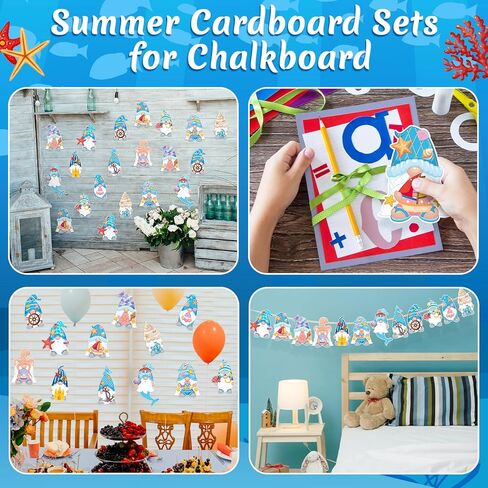 60 قطعة من Ireer 60 قطعة من تماثيل حيوانات البحر المحيط، ديكورات لوحة التماثيل، قطع السمك، حورية البحر، نجمة البحر، صدفة التماثيل، ورق الصيف، ديكور الشاطئ للفصل الدراسي، سبورة المدرسة، جدار المنزل in Kuwait