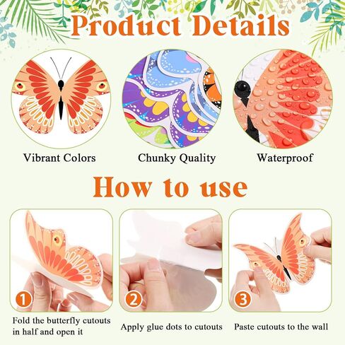 TaoBary 78 Pcs Classroom Reading Bulletin Board Set Reading Gives You Wings Bulletin Board 3D Butterfly Bulletin Board Decorations Cutouts for Classroom Back to School Reading Wall Decor Supplies in Saudi Arabia