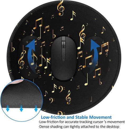 Mouse Pad Player Lacrosse USA Mouse Pads for Desk with Non-Slip Rubber Base Office Computer Round Mousepad Mouse Mat for Home Office Desk Accessories in Saudi Arabia