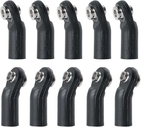 Plastic Link Rod End M4 Ball Joint Head Upgrades for 1/10 Axial SCX10 TRX-4 D90 RC Car Truck Buggy Crawler (CW #C) in Saudi Arabia