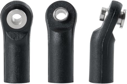 Plastic Link Rod End M4 Ball Joint Head Upgrades for 1/10 Axial SCX10 TRX-4 D90 RC Car Truck Buggy Crawler (CW #C) in Saudi Arabia