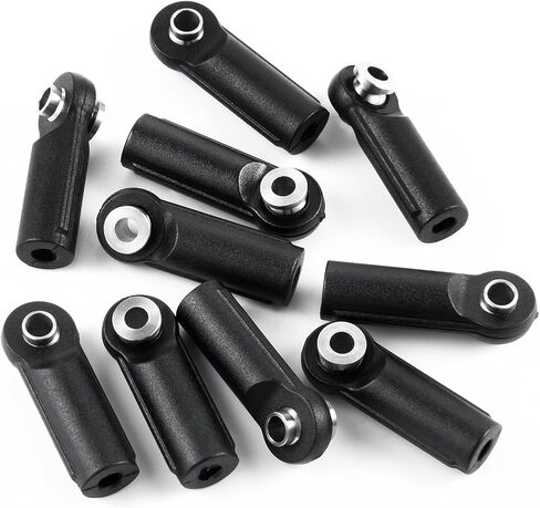 Plastic Link Rod End M4 Ball Joint Head Upgrades for 1/10 Axial SCX10 TRX-4 D90 RC Car Truck Buggy Crawler (CW #C) in Saudi Arabia