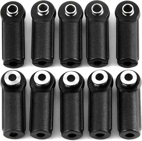 Plastic Link Rod End M4 Ball Joint Head Upgrades for 1/10 Axial SCX10 TRX-4 D90 RC Car Truck Buggy Crawler (CW #C) in Saudi Arabia
