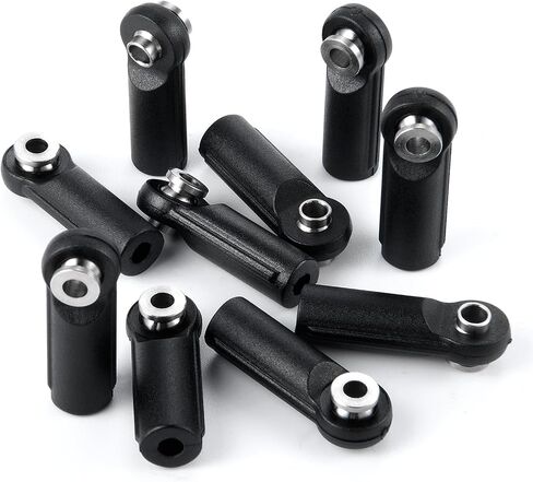Plastic Link Rod End M4 Ball Joint Head Upgrades for 1/10 Axial SCX10 TRX-4 D90 RC Car Truck Buggy Crawler (CW #C) in Saudi Arabia