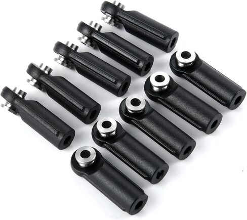 Plastic Link Rod End M4 Ball Joint Head Upgrades for 1/10 Axial SCX10 TRX-4 D90 RC Car Truck Buggy Crawler (CW #C) in Saudi Arabia