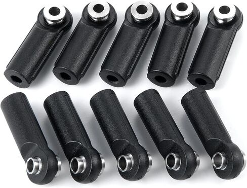 Plastic Link Rod End M4 Ball Joint Head Upgrades for 1/10 Axial SCX10 TRX-4 D90 RC Car Truck Buggy Crawler (CW #C) in Saudi Arabia