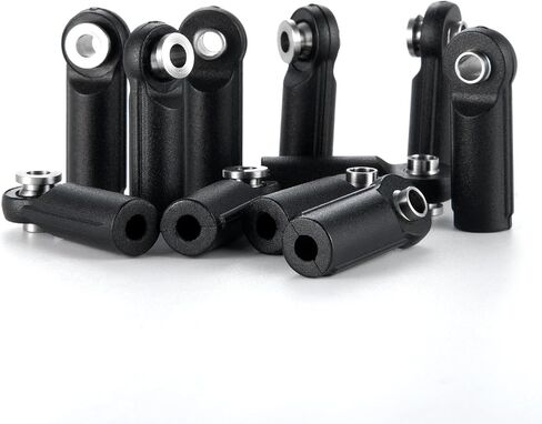 Plastic Link Rod End M4 Ball Joint Head Upgrades for 1/10 Axial SCX10 TRX-4 D90 RC Car Truck Buggy Crawler (CW #C) in Saudi Arabia