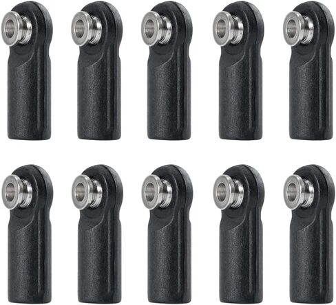Plastic Link Rod End M4 Ball Joint Head Upgrades for 1/10 Axial SCX10 TRX-4 D90 RC Car Truck Buggy Crawler (CW #C) in Saudi Arabia