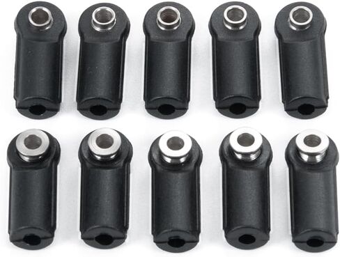 Plastic Link Rod End M4 Ball Joint Head Upgrades for 1/10 Axial SCX10 TRX-4 D90 RC Car Truck Buggy Crawler (CW #C) in Saudi Arabia