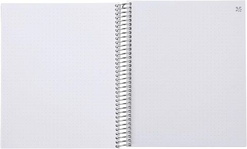 Erin Condren 8.5x11 Hello Kitty Healing Spiral Notebook Dot Grid Layout with 80 Lb. Paper, Hello Kitty Healing Classic Cover, Dot Grid Notebook, Platinum Coil in Saudi Arabia