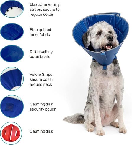 Calm Paws Dog Caring Collar W/Calming (Medium) in Kuwait