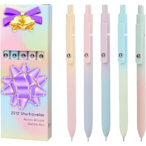 Vanhench Gel Pens, 0.5MM Black Gel Ink Pens Fine Point Smooth Writing Pens, College Essentials Pens for Journaling Note Taking, Birthday Gifts for Women Men (6PCS Black Gray White) in Kuwait