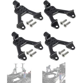 SCX10 II Shock Mounts,4PCS Shock Tower Adjustable Mount for 1/10 RC Car Crawler Axial SCX10 II 90046 90047 AUSTARHOBBY Chassis Suspension DIY(Black)