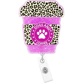 Funny RN in Progress Badge Reel Retractable Nurse Nursing Student Medical Assistant Badge Holder with ID Clip Accessories RN CNA Acrylic Name Badge Clip Hospital Doctor ID Card LM21P