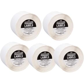 Thermal Label Printer Roll - 10000 (1" X 2 5/8") Permanent Amazon FBA Labels (5 Rolls of 2000) - 100% Compatible with FBA and Zebra Printers
