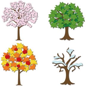 Four Seasons Tree Die Cuts for Card Making, Overlay Frame Carbon Steel Die Cuts Cutting Dies Frame Stencils Scrapbooking Embossing Template Dies for Crafting Photo Album Embossing Invitation