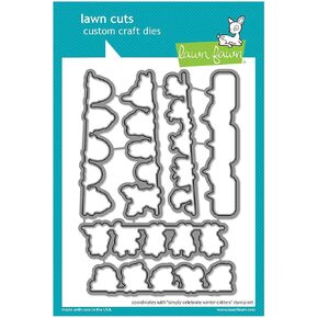 Lawn Fawn LF3232 Simply Celebrate Winter Critters Lawn Cuts Dies