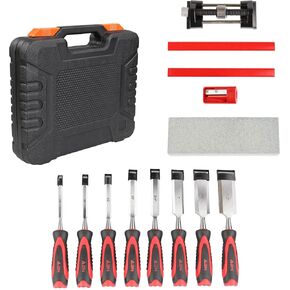 Deadwood Crafted Tools 13pc Wood Carving Chisels and Sharpening Set - Premium Wood Working Tools and Equipment