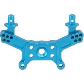 CNC Aluminum Alloy Front Rear Shock Towers with Pillars for MJX Hyper GO 14209 14210 RC Car Upgrade Parts (Front Rear Red)