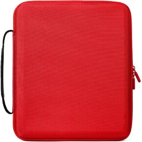 GEAoffice EVA Trading Card Binder 4 Pockets for 336 Cards, Durable Sports & Game Collection Binder for MTG, TCG, Black