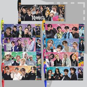 9PCS STRAY-KIDS Ballpoint Pens,STRAY-KIDS Merch Pens Set