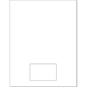NextDayLabels - Box of 250 Sheets 8-1/2" x 11" Letter Size Form with 1 Integrated Card of 3-3/8" x 2-1/8"