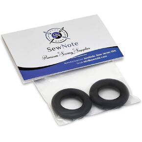 SewNote Sewing Machine Bobbin Winder Rubber Tire Compatible with Singer Brother Kenmore Janome Babylock - 2 Pack