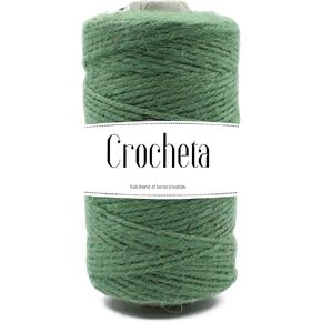 Garden Twine Strong Natural Jute 2mm 328 Feet Long Twisted Jute Twine for Gardening Tomato Climbing Plant Tie Floristry Crafts Gift Wrapping Packing Décor (Light Yellow-1, 2mmx328Feet)