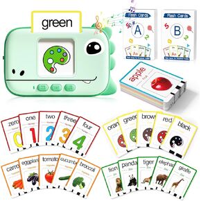 Talking Flash Cards for Toddlers Toys for Ages 2-4, Learning Toys for 2 3 4 5 Year Old Boys, Autism Pocket Speech Therapy, Educational Toys with 160 Sight Words for Kids