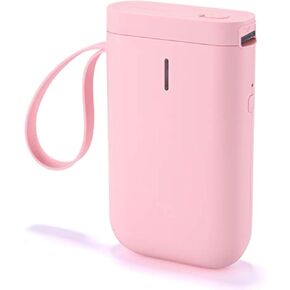 Label Maker Machine NiiMbot D11 Pink with 1 Free Roll Tape, half inch Thermal Label Printer for Home Office Business Organization USB Rechargeable - Compatible with Android & iOS Applied