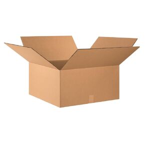 Aviditi MD242412 Multi-Depth Corrugated Box, 24" Length x 24" Width x 12" Height, Kraft (Bundle of 10)