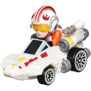 Hot Wheels RacerVerse Vehículo de Juguete Luke Skywalker en el X-Wing