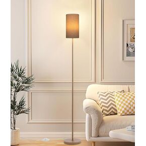 Floor Lamps for Living Room Modern Tall Lamp for Bedroom Office Corner (Brown, 65'')