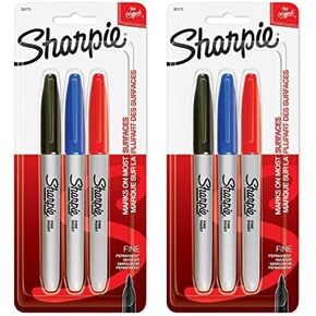 SHARPIE Permanent Markers, Fine Point