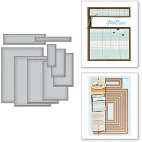Spellbinders Nestabilities A2 Card Creator Dies, Matting Basics B