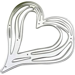 Love Die Cut for Card Making, Hollow Out Metal Cutting Dies Congratulations Die Cuts Happy Birthday Embossing Stencils Template for DIY Scrap-Booking Decor Wedding Birthday Blessing Card