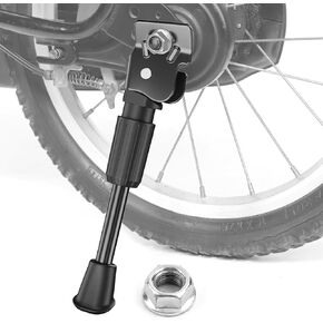 SEISSO Bike Kickstand for Kids Bike, Universal Rear Mount Bicycle Kickstands, Replacement Single Side Steel Child Kick Stand for 16" Wheel (For 16 in Wheel)