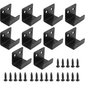 10Pcs Stainless Steel Tile Hanger Bracket Hook, Tile Display Wall Hangers, Heavy Duty J Hook Hanger for Mirrors Picture Frame Ceramic Wall Display (20mm Inner Width)