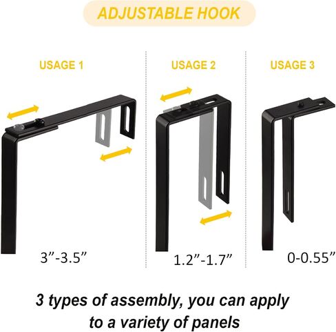 EASEPRES Desk File Organizer Mesh 5-Tier, Hanging Wall Mount Document Organization Stand, Desktop Vertical Mail Paper Folder Holder Rack with Bottom Tray for Office Home Cubicle Countertop, Black in Saudi Arabia