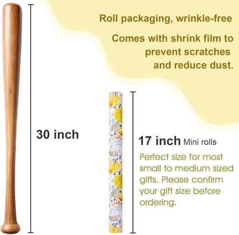 Afucus Reversible Bow Wrapping Paper, Wave point Themed Gift Wrapping Paper, Cute Mini Rolls for Girls, Women, Valentine's Day, Birthday, Mother's Day, Wedding, Baby Shower (17 Inch X 33 Feet) in Saudi Arabia