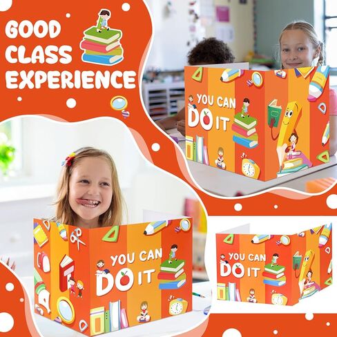 Zhehao 6 قطع من مجلدات الخصوصية للفصل الدراسي ولوحات الخصوصية ومقسم المكتب وطاولة ثلاثية الطي ولوحة الخصوصية وتقسيم الشاشة ولوحة الدراسة وتقليل التشتيت للفصل الدراسي للطلاب والمعلمين في المدرسة in Kuwait