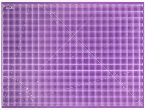 Elan Cutting Mat A0 Pink & Purple, Self Healing Cutting Mat 90 x 120 CM, 5-Ply Craft Mat Pink, Hobby Cutting Mat 90x120 CM, Large Cutting Mat, Quilting Cutting Board, Sewing Cutting Board 90 x 120 CM in Kuwait