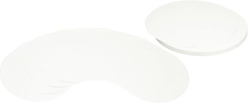 PATIKIL 4inch Circle Card Stock, 36Pcs Round Shape Cutouts Paper Thick Cardstock Coaster for DIY Craft Projects Classroom Bulletin Board Decor, White in Saudi Arabia