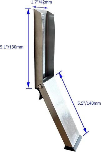 Stainless Steel Door Stopper, Kickdown Door Stop, No Drilling Door Holder with Adhesive Sticker for Bottom of Door, Easy Pedal Kick Down Door Stoppers - Black in Kuwait