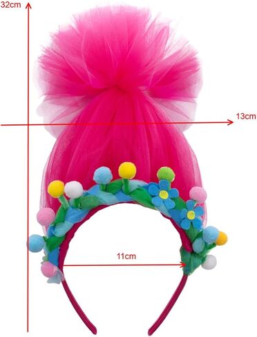 Kids Little Girl Poppy Princess Fancy Dress Up Outfit Halloween Cosplay Costumes in Kuwait