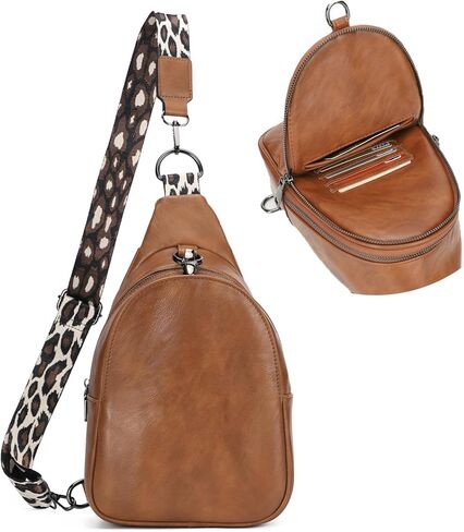 KL928 حقيبة رافعة صغيرة حقيبة صدر للرجال والنساء والرجال من جلد البولي يوريثان حقيبة ظهر كروس مع حزام جيتار حقيبة كتف عادية in Kuwait