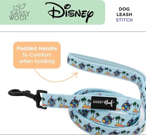 Dog Collar Disney Stitch - M, Adjustable, Durable, Comfortable and Stylish Pet Accessories for Medium Dogs - Officially Licensed in Saudi Arabia