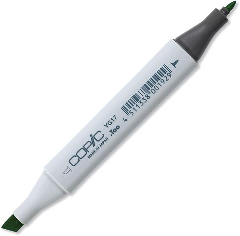 Copic Classic, Dual-Tip Alcohol Marker, YG17-Copic, Grass Green in Saudi Arabia